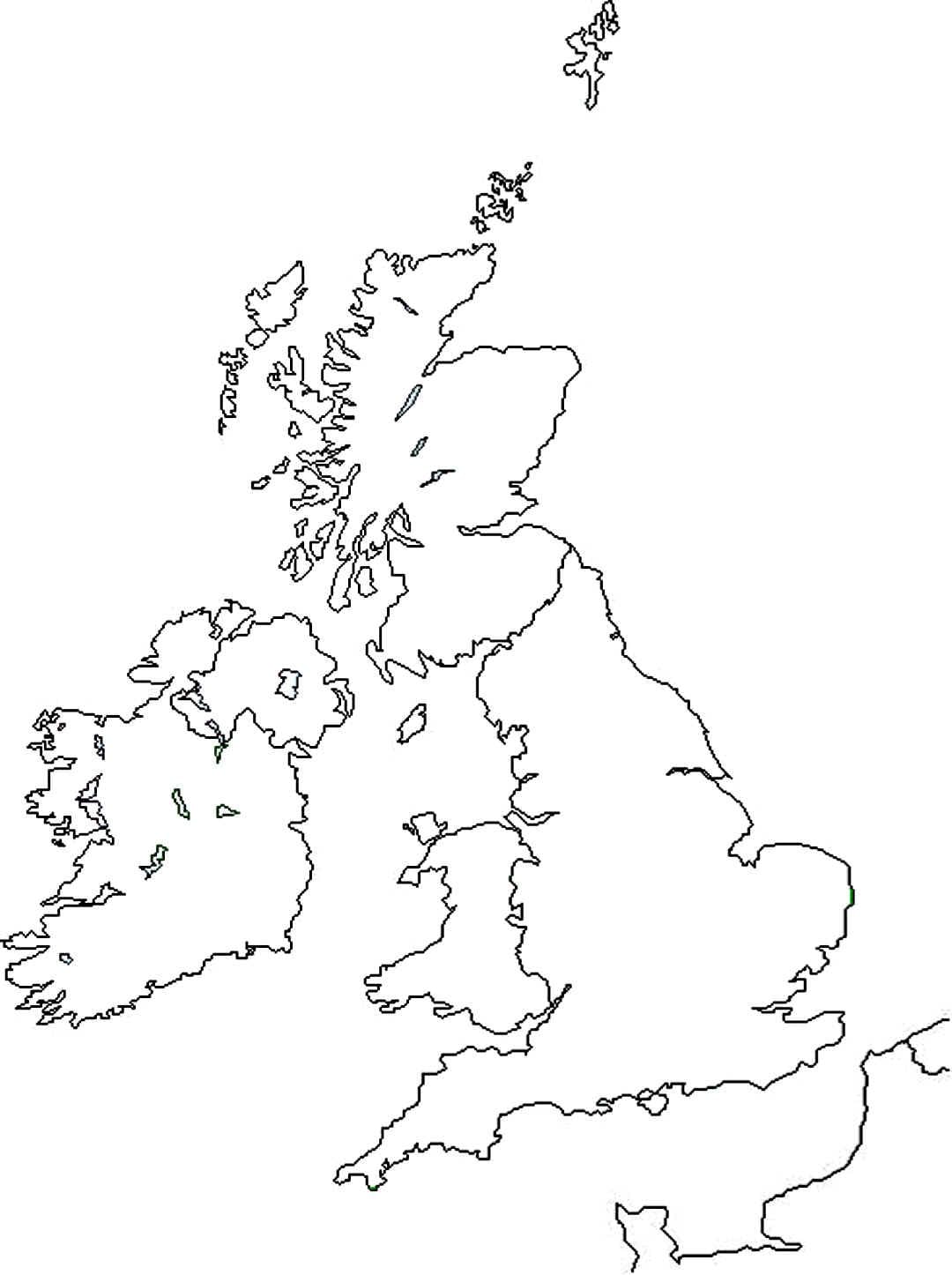 イギリスの地図概要