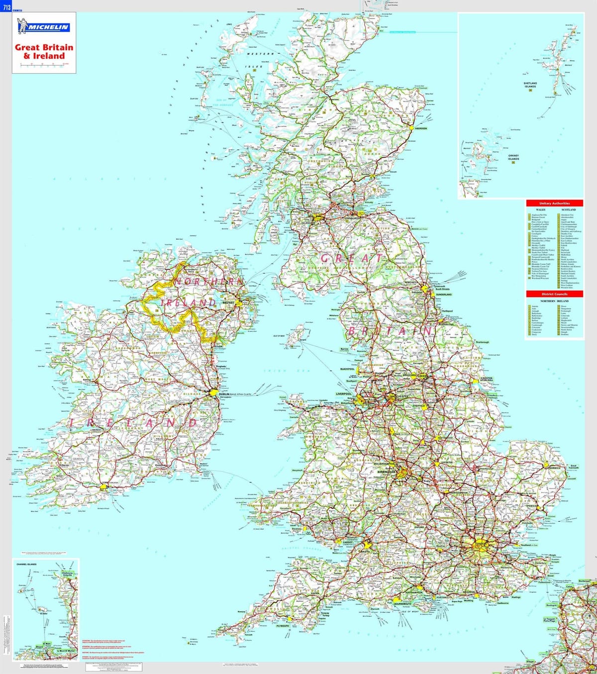 地図の英国の運転
