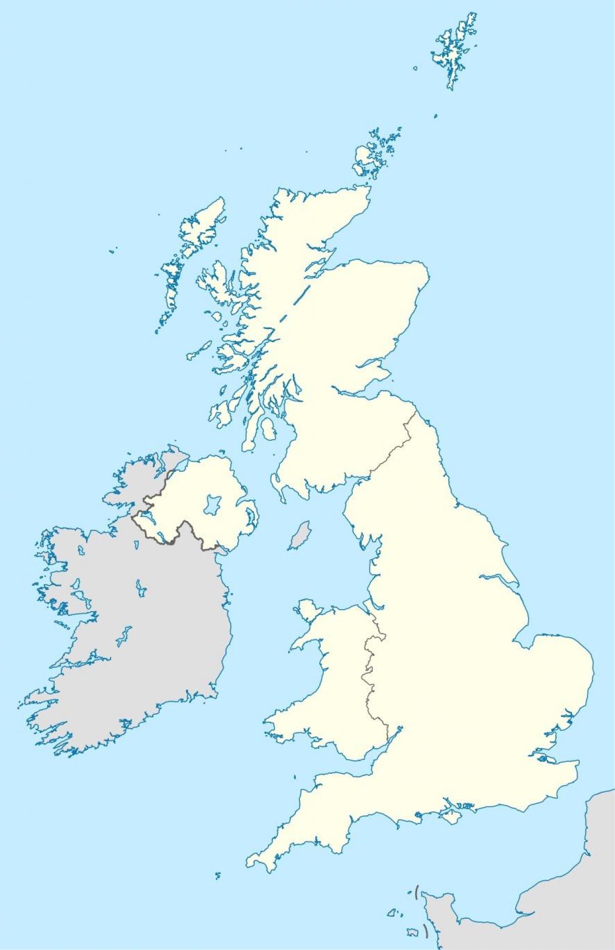 地図の英国境