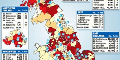 地図の英国の入国管理