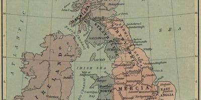 古地図のイギリス