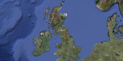 地図の英国気象