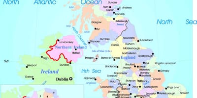 英国の政治地図