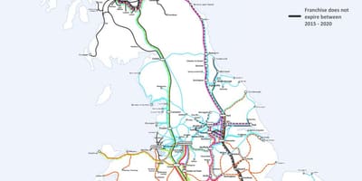 鉄道路線図英国