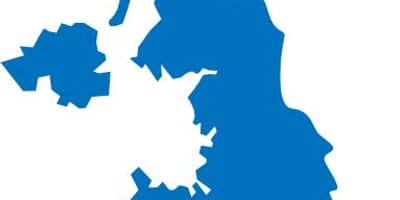 イギリスの地図のベクトル